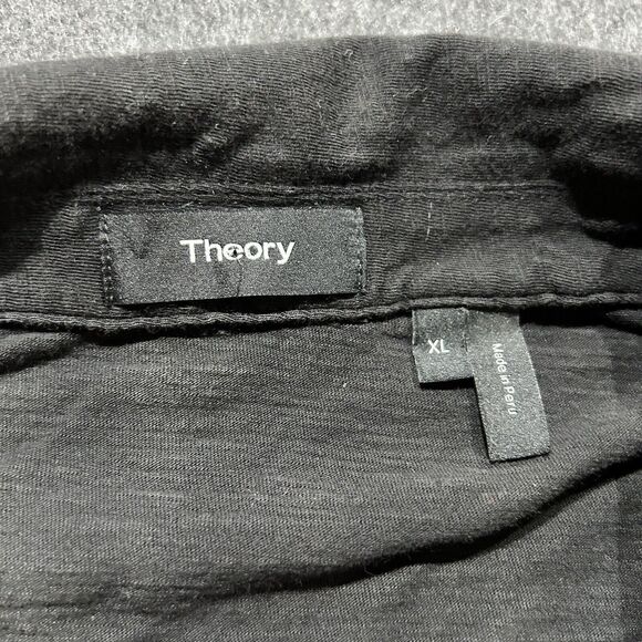 Theory Men’s XL Black‎ Short Sleeve Polo Shirt - Picture 2 of 5